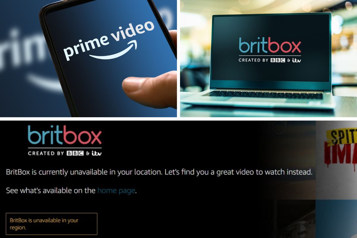 BritBox prime video unavailable collage