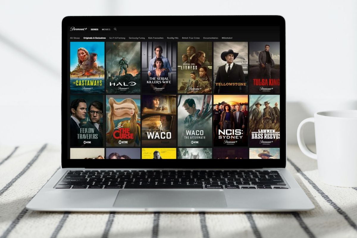 Paramount Plus originals laptop Paramount Plus originals laptop