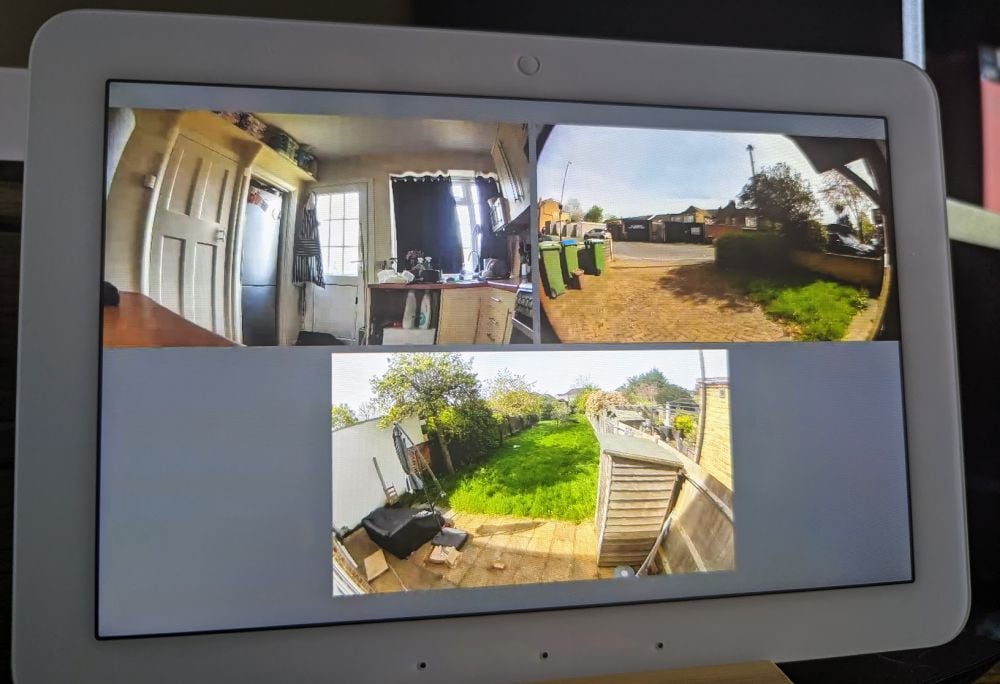 Amazon Echo Hub multi camera view