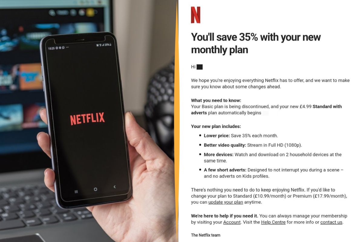 Netflix email collage Netflix email collage
