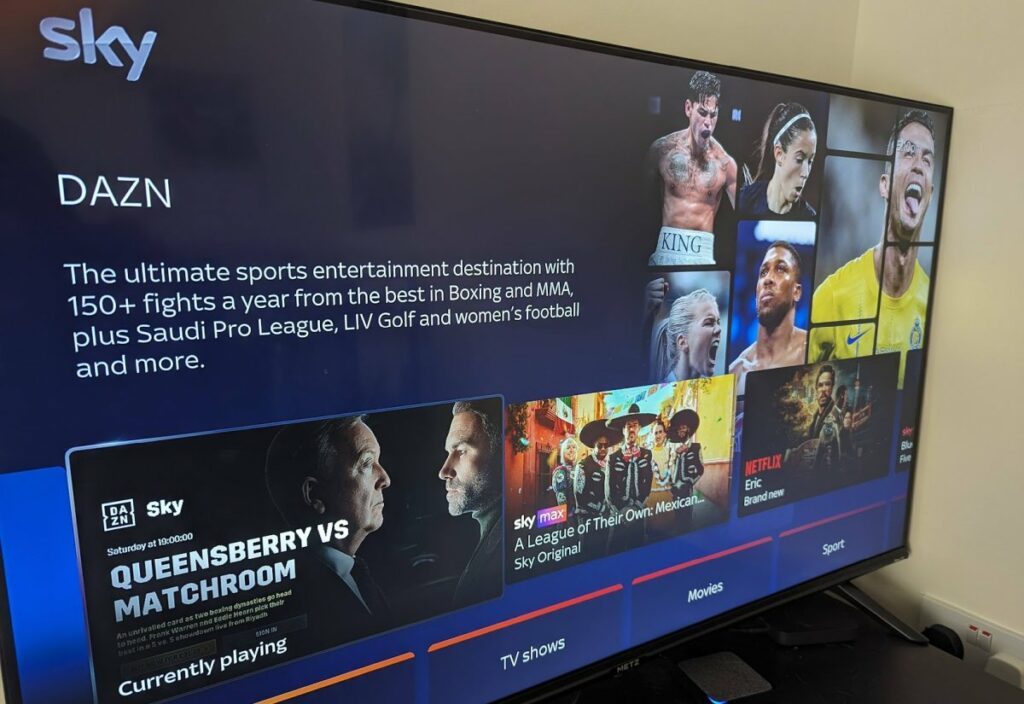 DAZN on Sky Stream