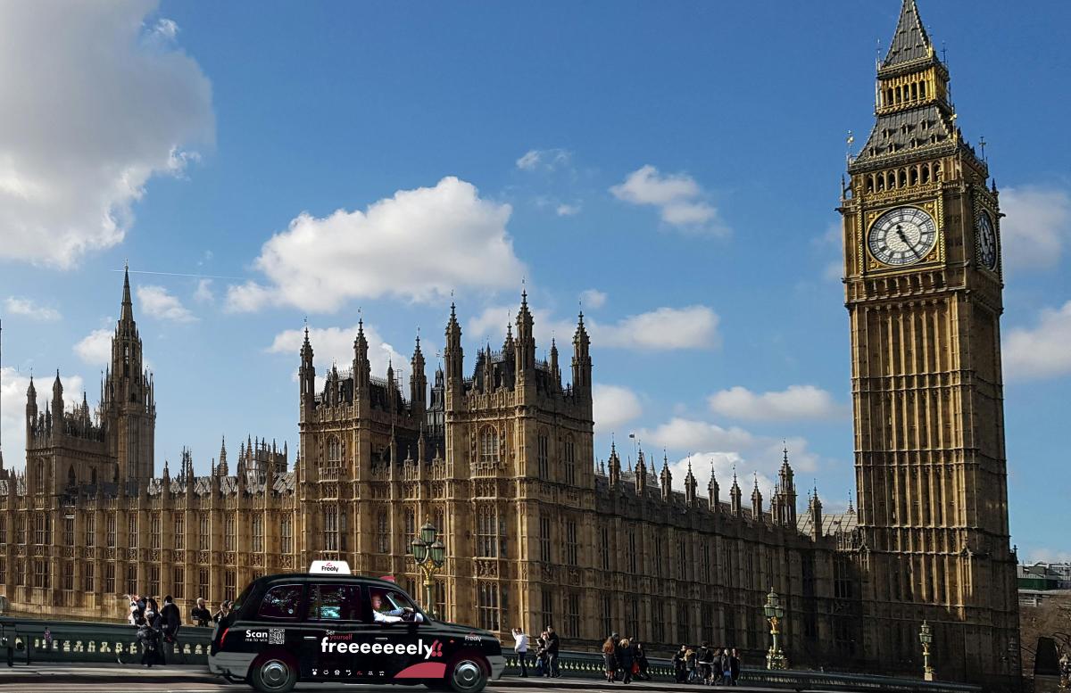 Freely Cab London Mockup Official