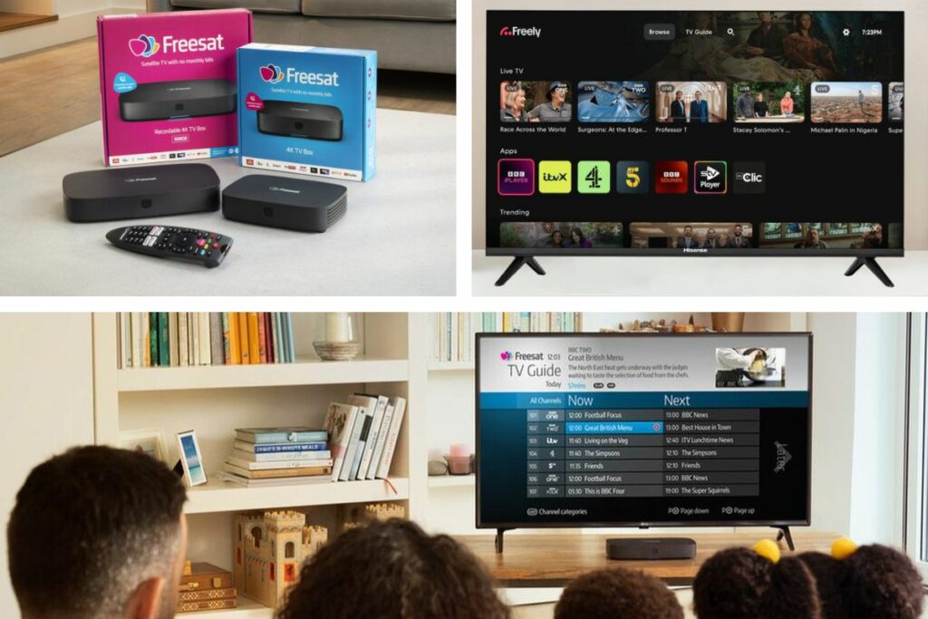 Freesat FreelyFreesat Freely collage collage