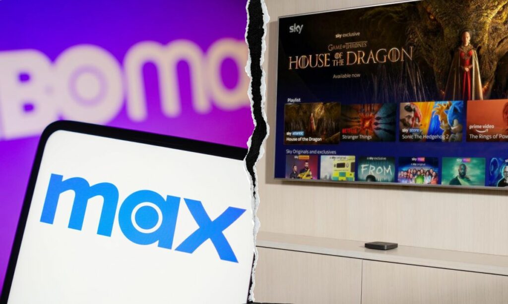 HBO Max Sky collage