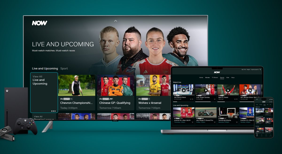 NOW Sky Sports devices