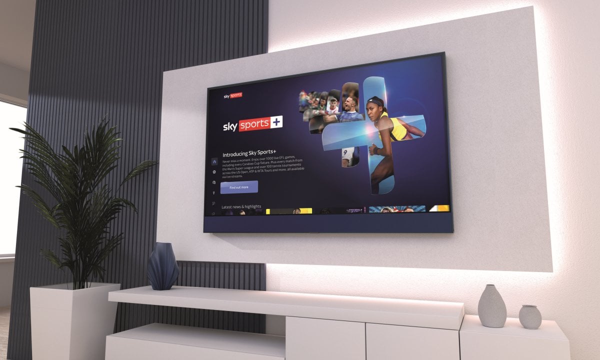 Sky Sports Plus living room