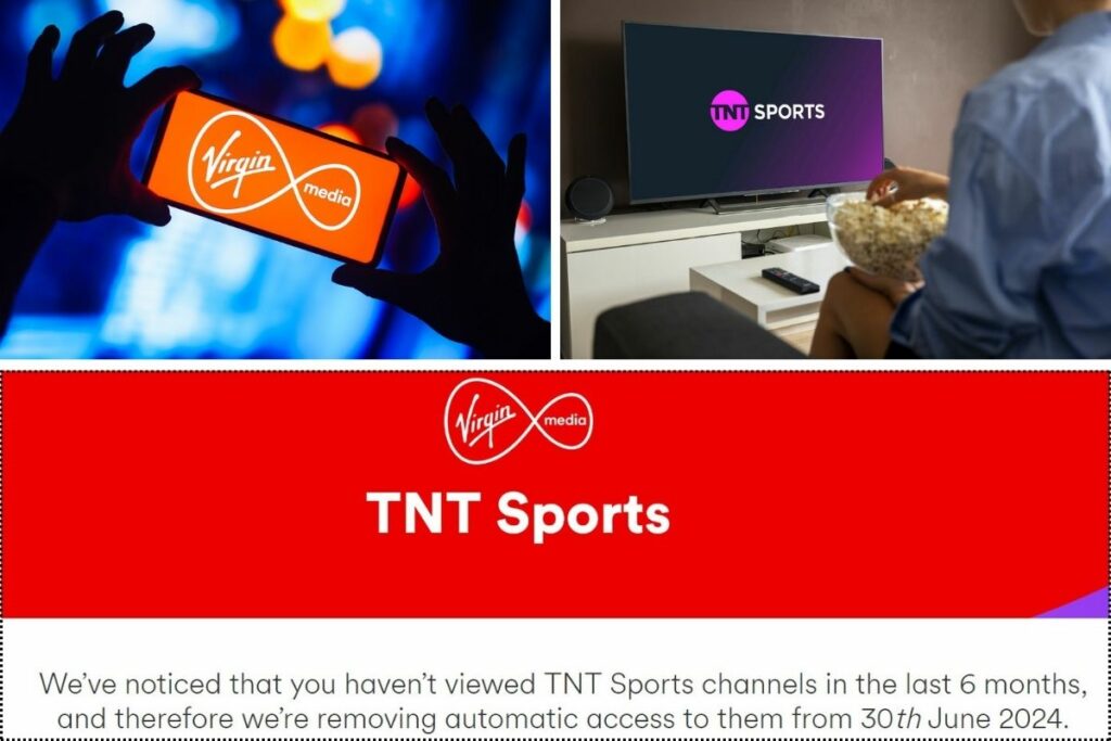 Virgin Media TNT Sports email