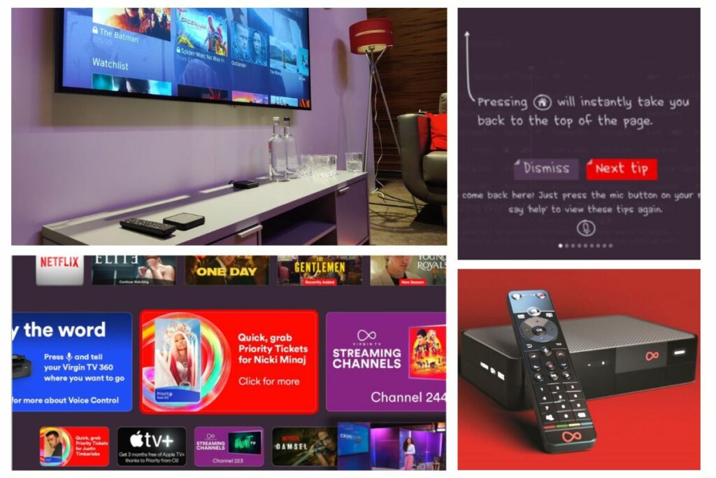 Virgin Media updates collage