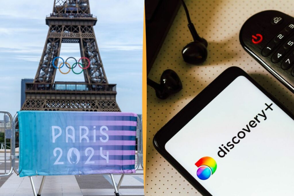 Discovery Plus Olympics Collage