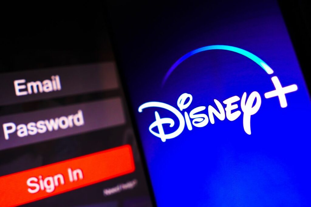 Disney Plus login screen Deposit Photos / Rafparess