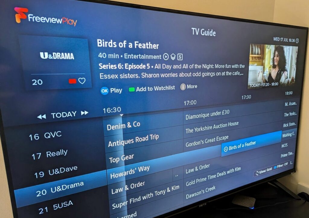 Freeview TV Guide UDrama