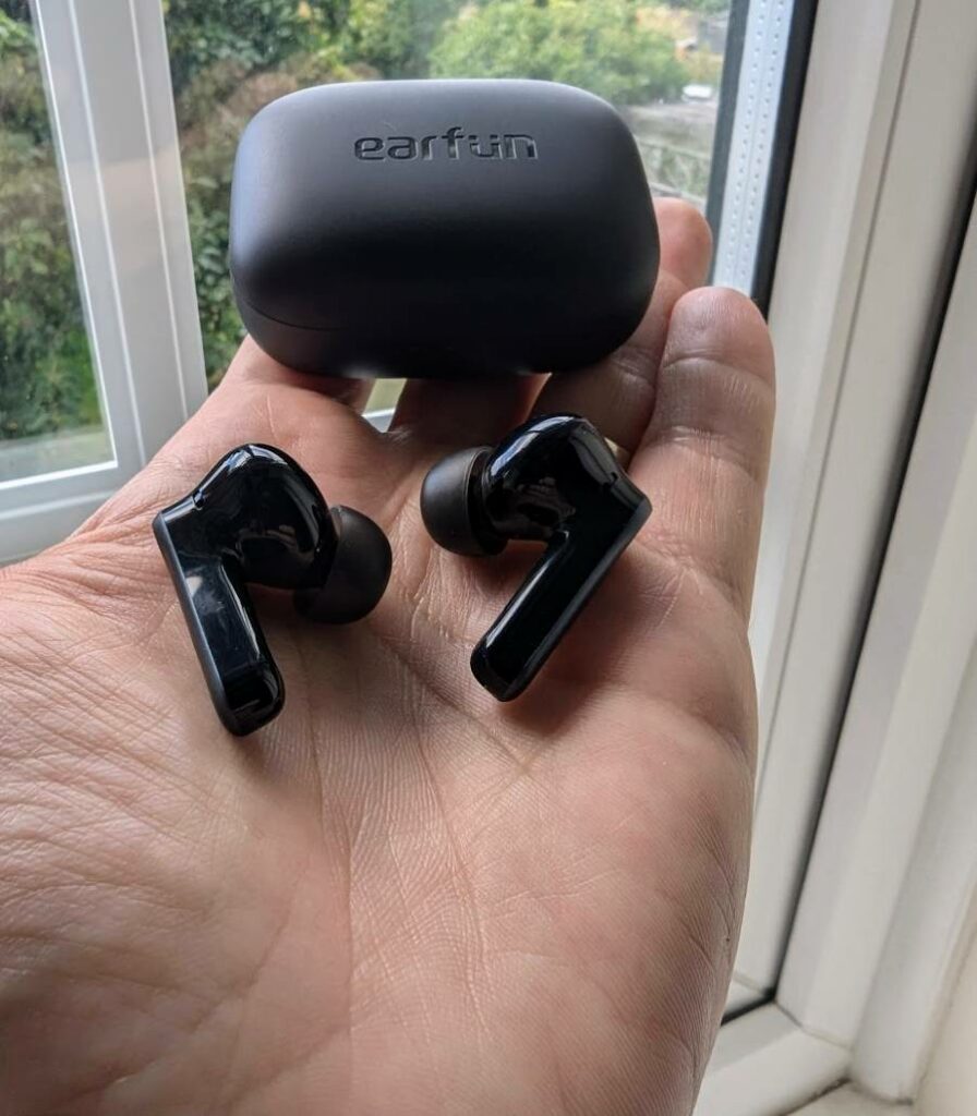 Earfun Air Pro 4 in hand