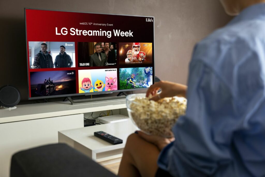 LG streaming week mockup