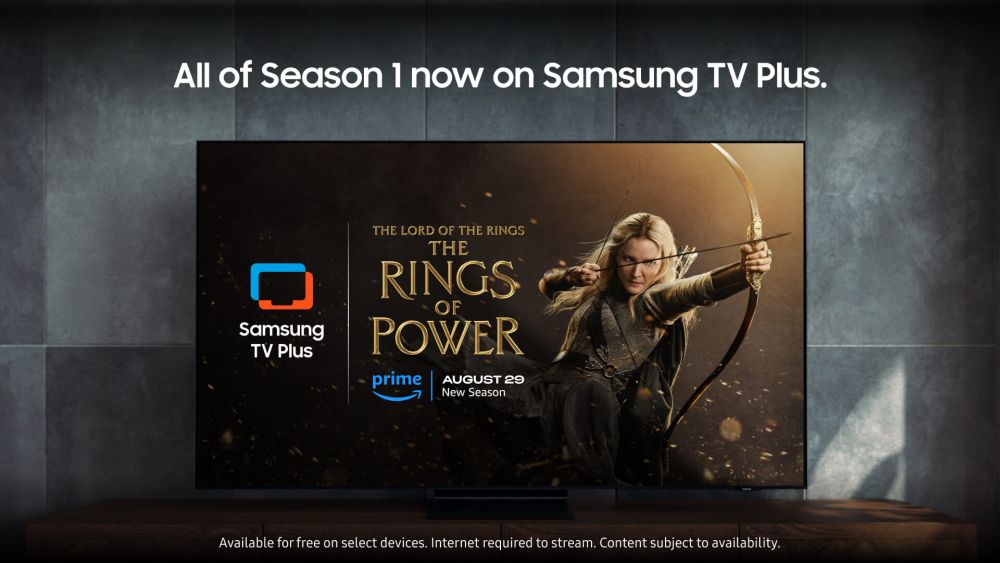 Rings of Power on Samsung TV Plus