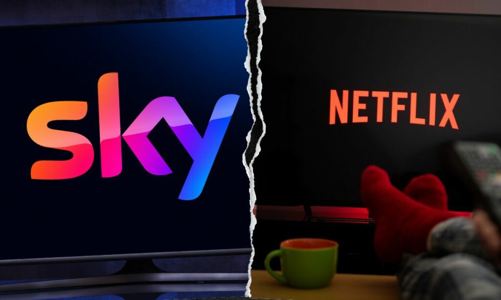 Sky Netflix collage