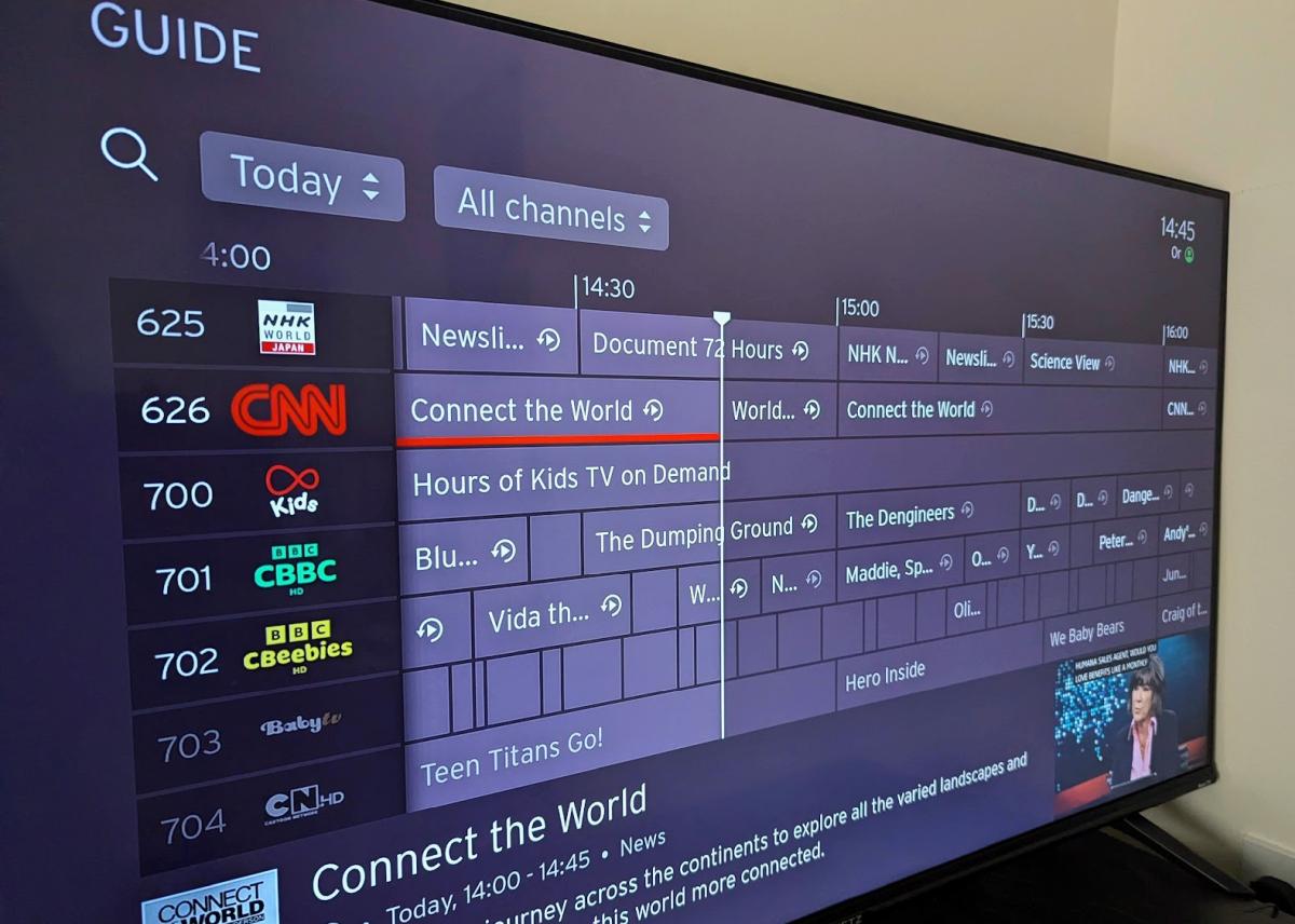 CNN on Virgin Media TV Guide