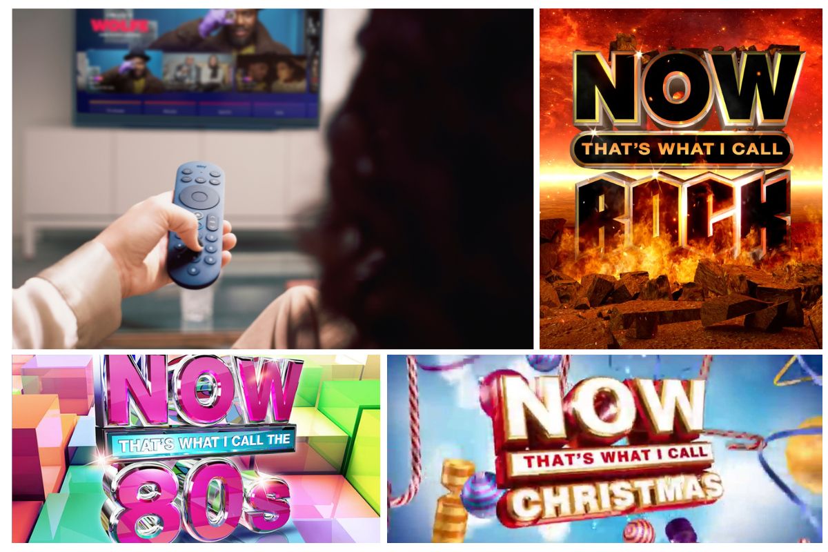 Sky NOW music channels collage