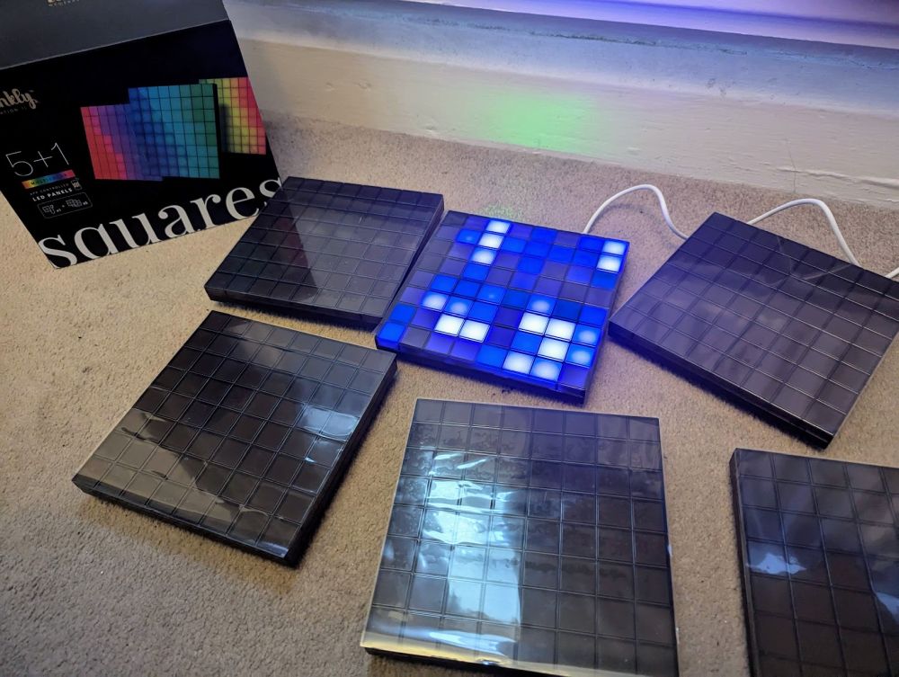 Twinkly mini squares all