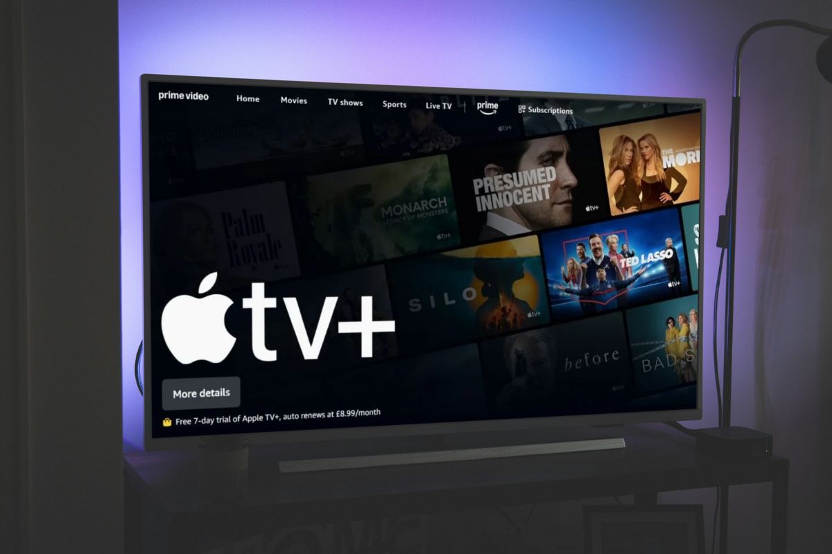 Apple TV Plus prime video mockup