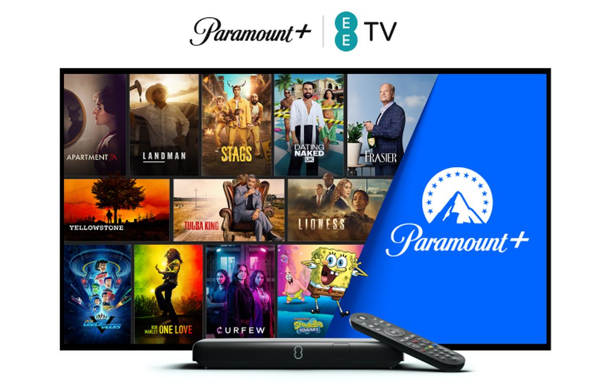 Paramount Plus on EE TV