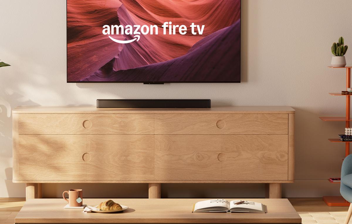 Amazon Fire TV Soundbar Plus official with TV