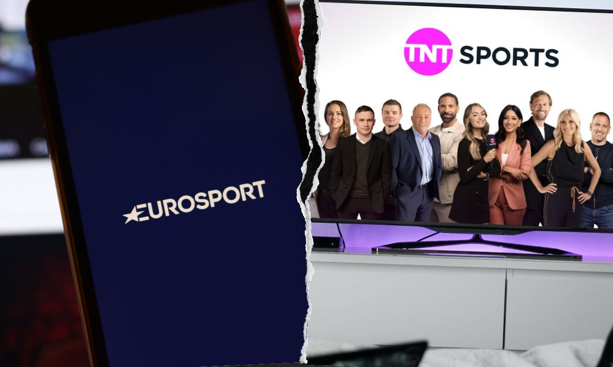 Eurosport TNT Sports collage