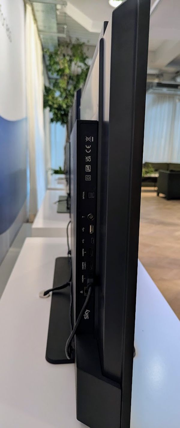 Sky Glass Air side with ports