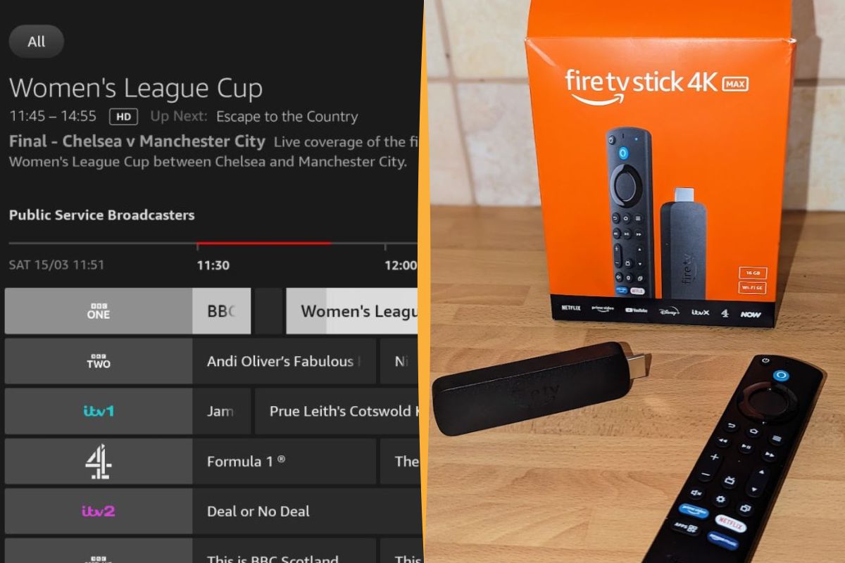 BBC Fire TV Live collage