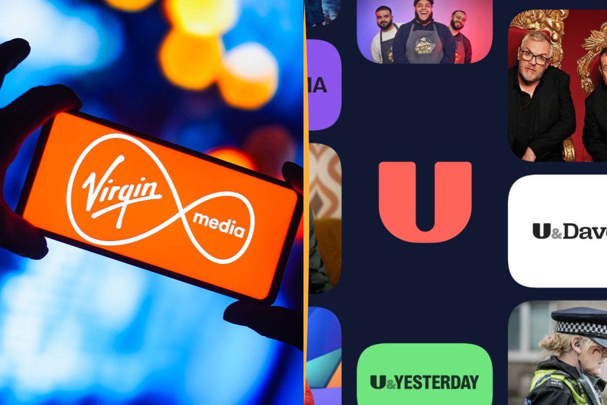 Virgin Media UKTV collage