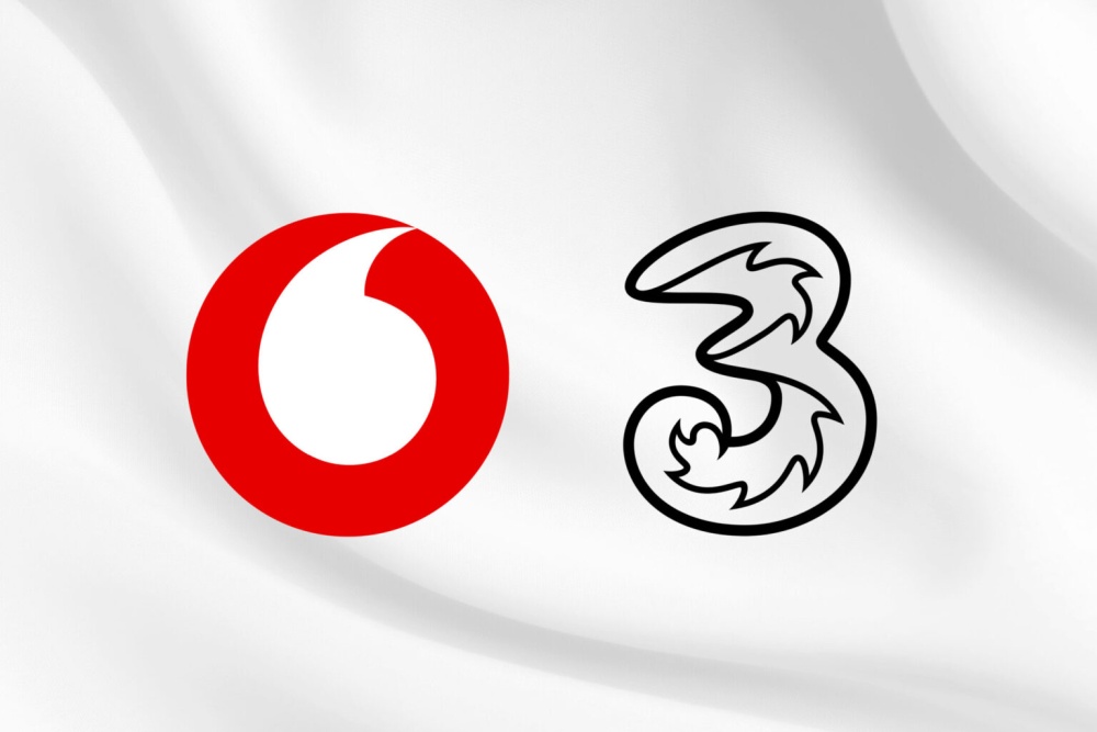 vodafone three logos