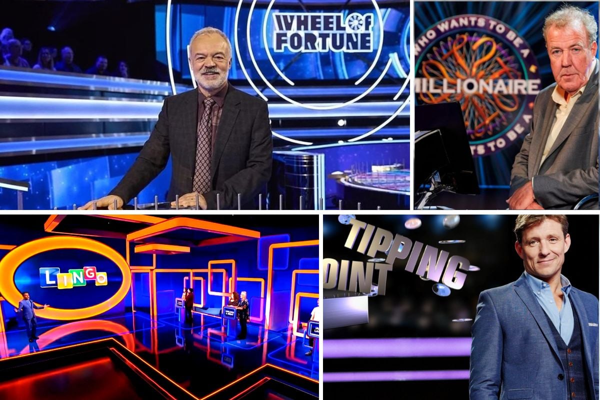 ITV Quiz Show channel collage