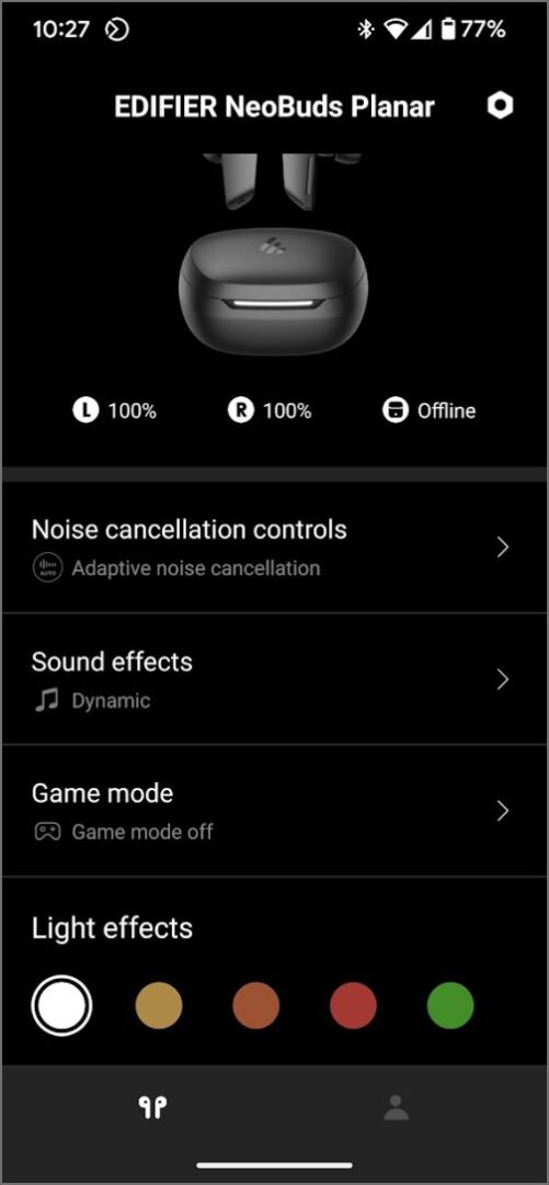 NeoBuds Planar edifier app