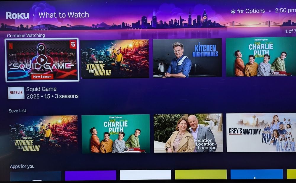 Roku continue watching