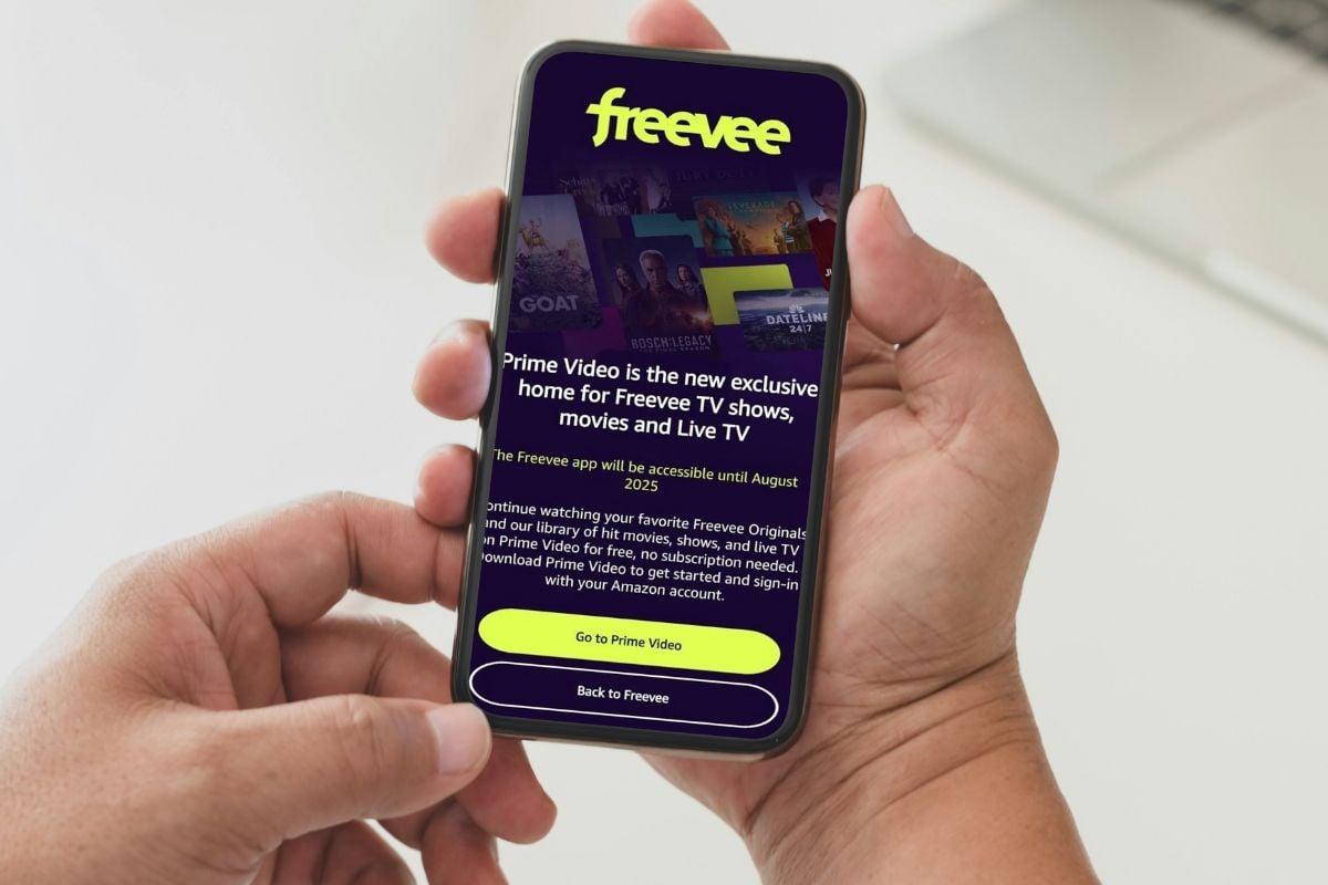 Freevee shutting down mockup