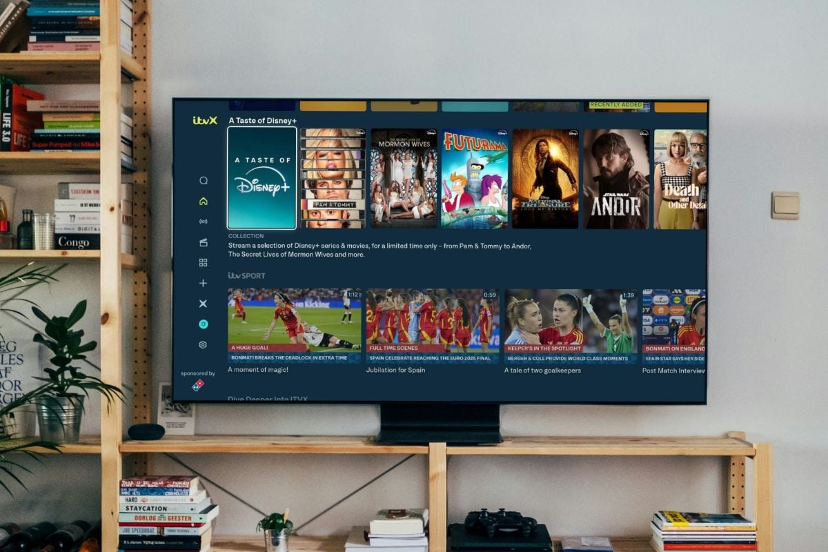 ITVX Disney taste MOCKUP