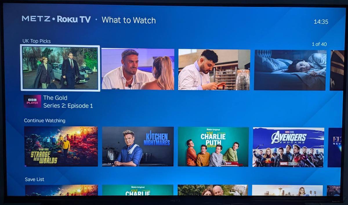 Roku what to watch UK picks