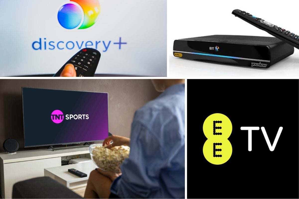 EE discovery plus box collage