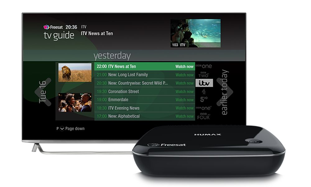 Humax HDR-1100S Freesat yesterday