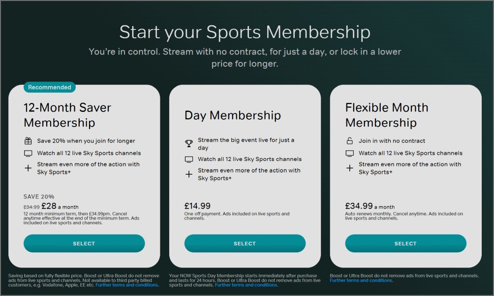 NOW Sports 12 months