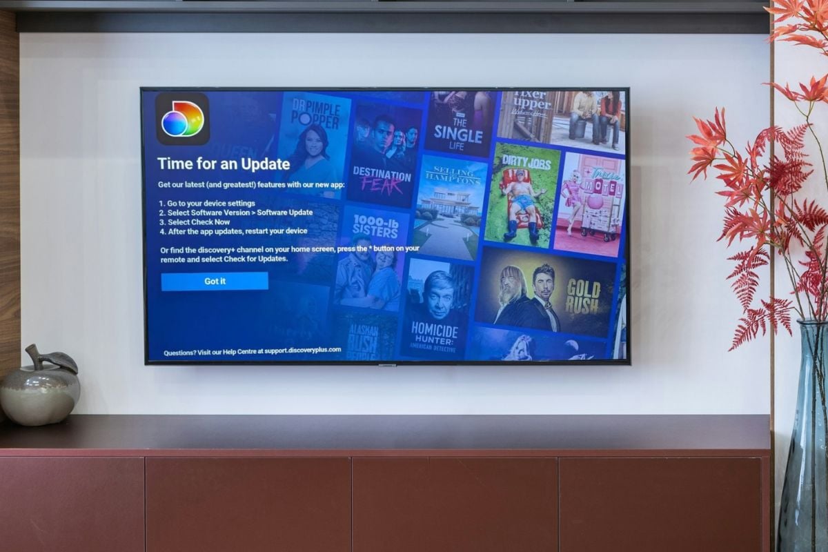 Discovery Plus update mockup