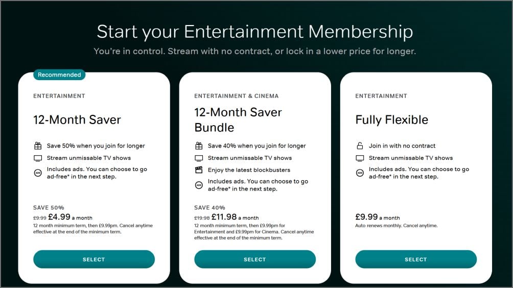 NOW TV 12 month deals 2025
