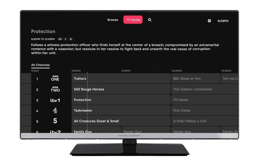 Mitchell and Brown NON Smart TV