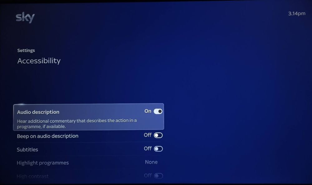 Sky Stream Glass audio description