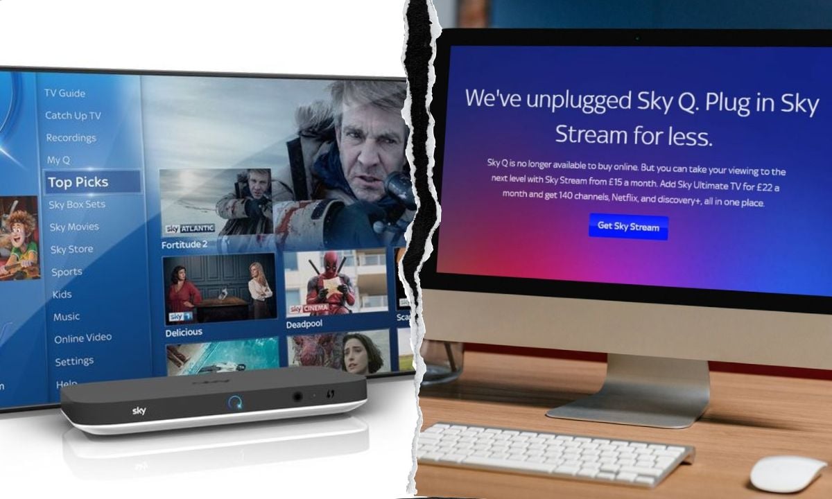 Sky Q gone collage