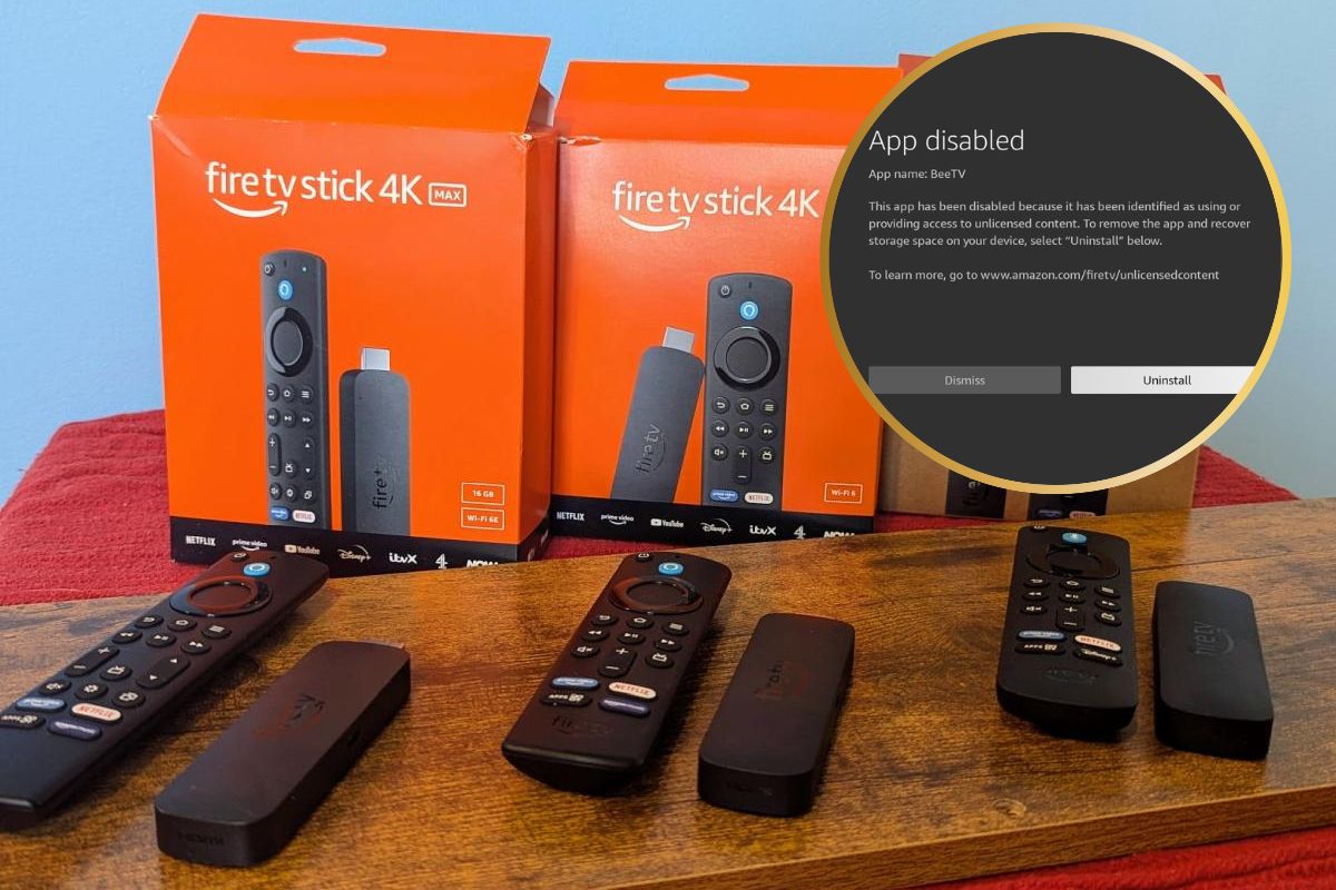 Fire TV app disabled