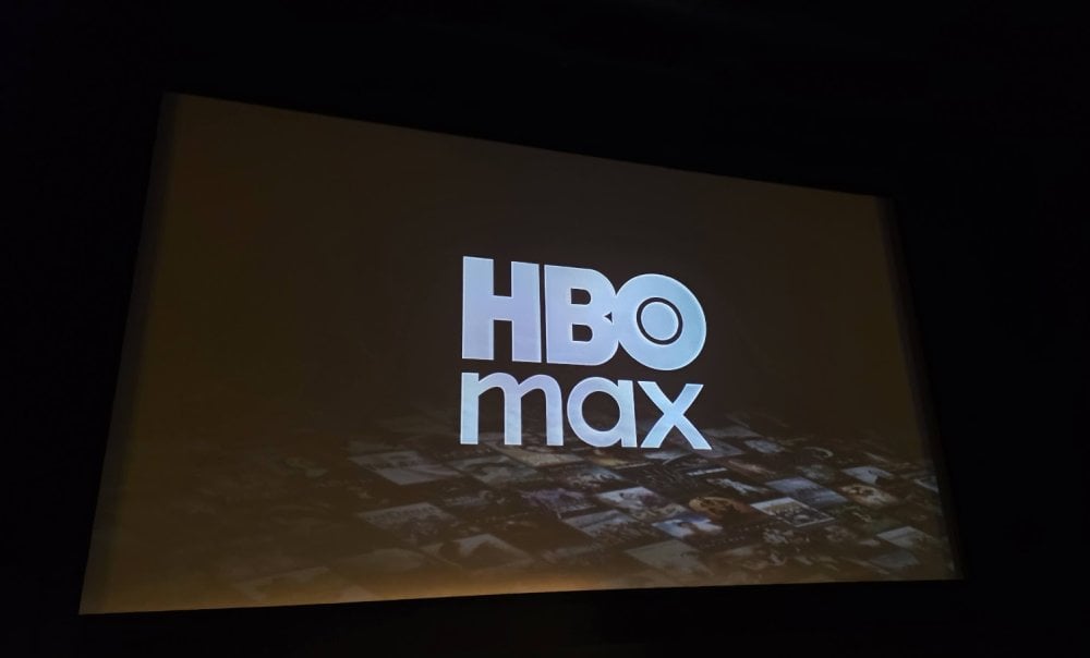 HBO Max logo on screen