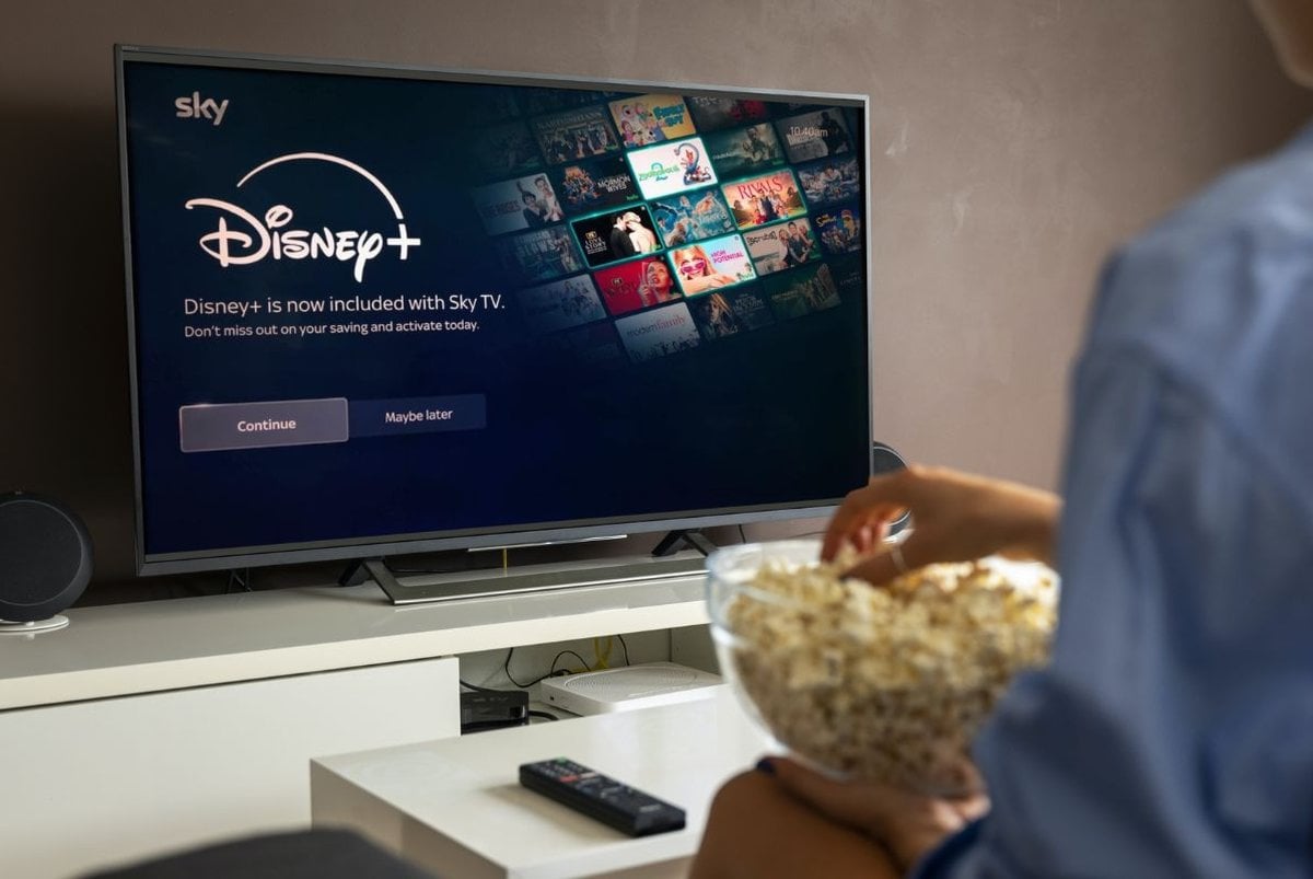 Disney on Sky TV mockup