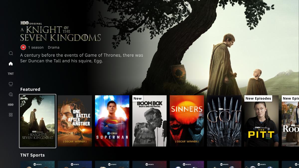 HBO Max app knight