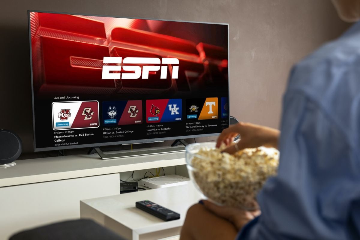 ESPN on TV Disney Plus mockup