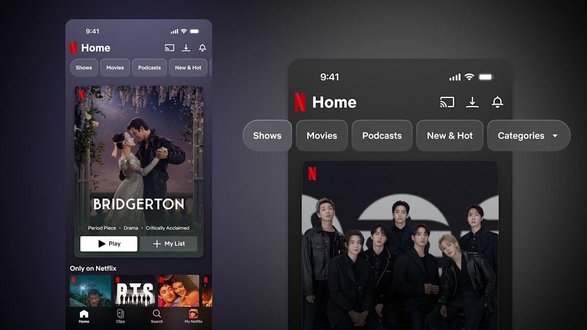 Netflix new mobile